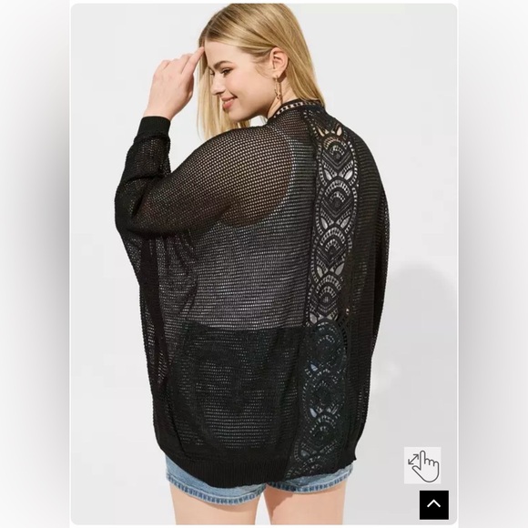 Medallion Knit Ruana - Picture 3 of 5